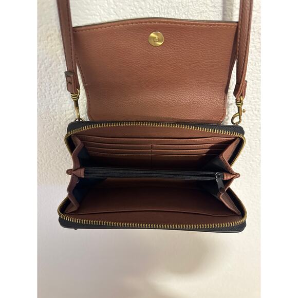 Relic Women’s Wallet with Strap – Light Brown, Beige & Black Pattern - Picture 3 of 4